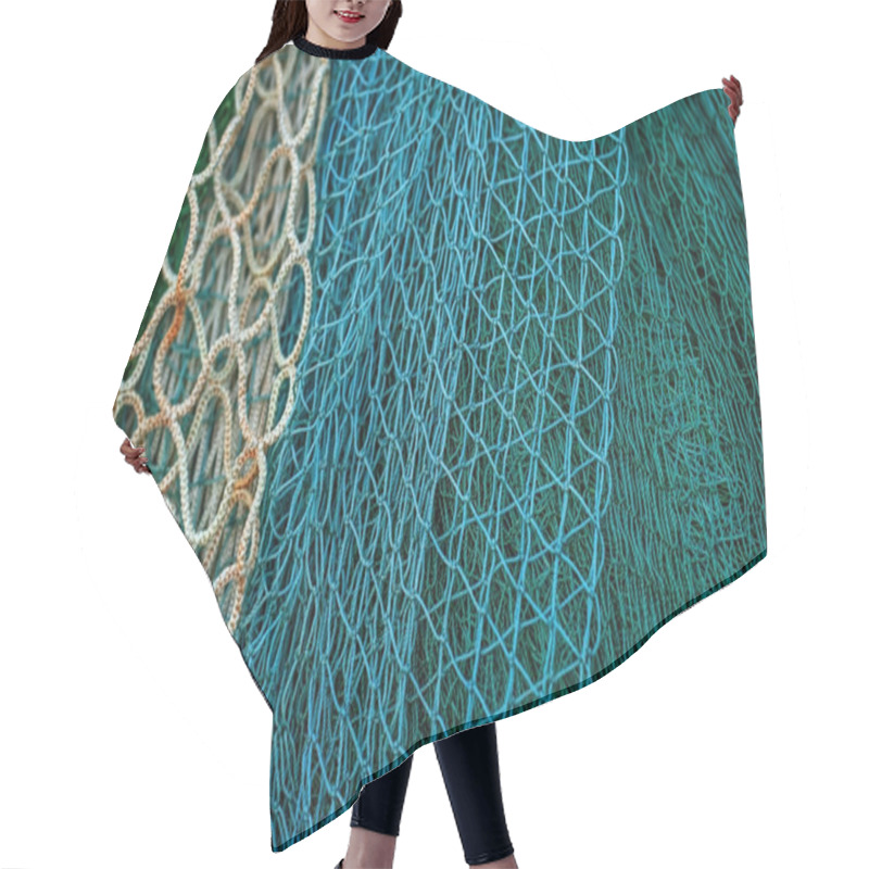 Personality  Fishing Net On The Beach Hair Cutting Cape