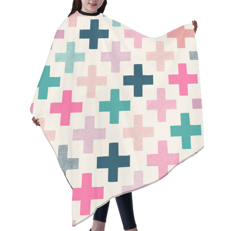 Personality  Seamless Abstract Pattern Hair Cutting Cape