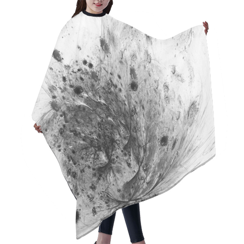 Personality  Abstract Fractal Background Hair Cutting Cape