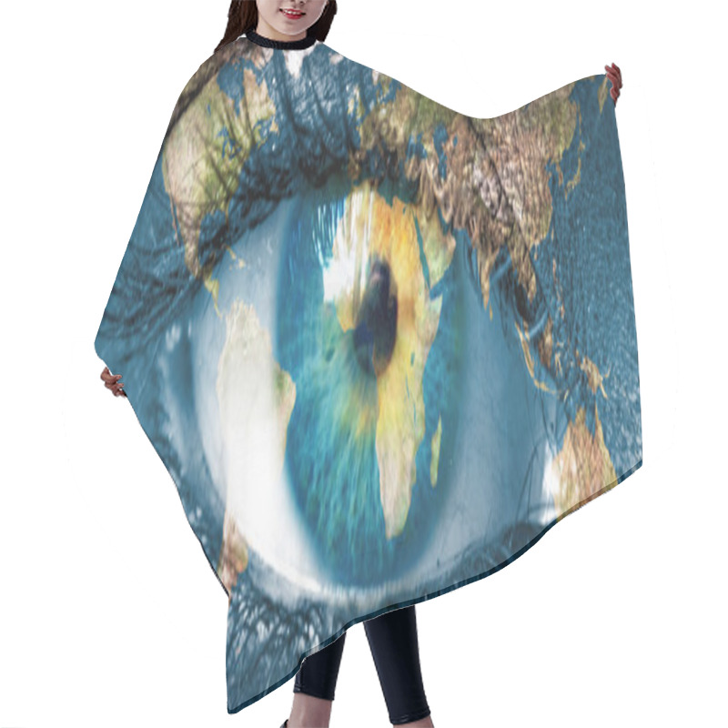 Personality  Planet Earth And Blue Hman Eye - 