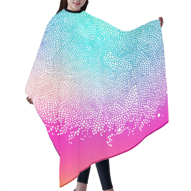 Personality  Abstract Mosaic Background Hair Cutting Cape