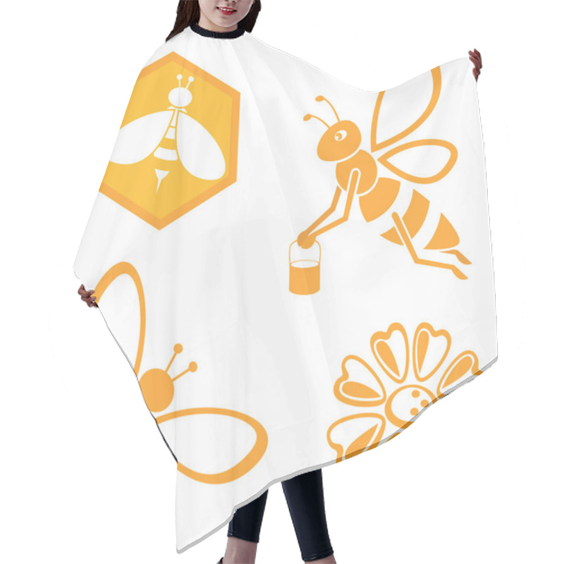 Personality  Bee And Honey Set Hair Cutting Cape