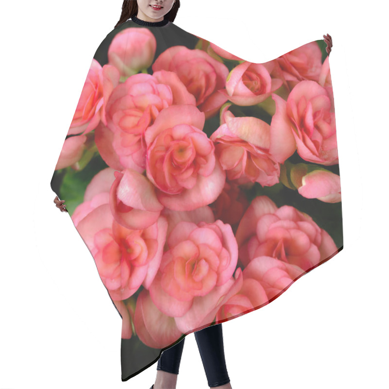 Personality  Begonia Flowers Hair Cutting Cape