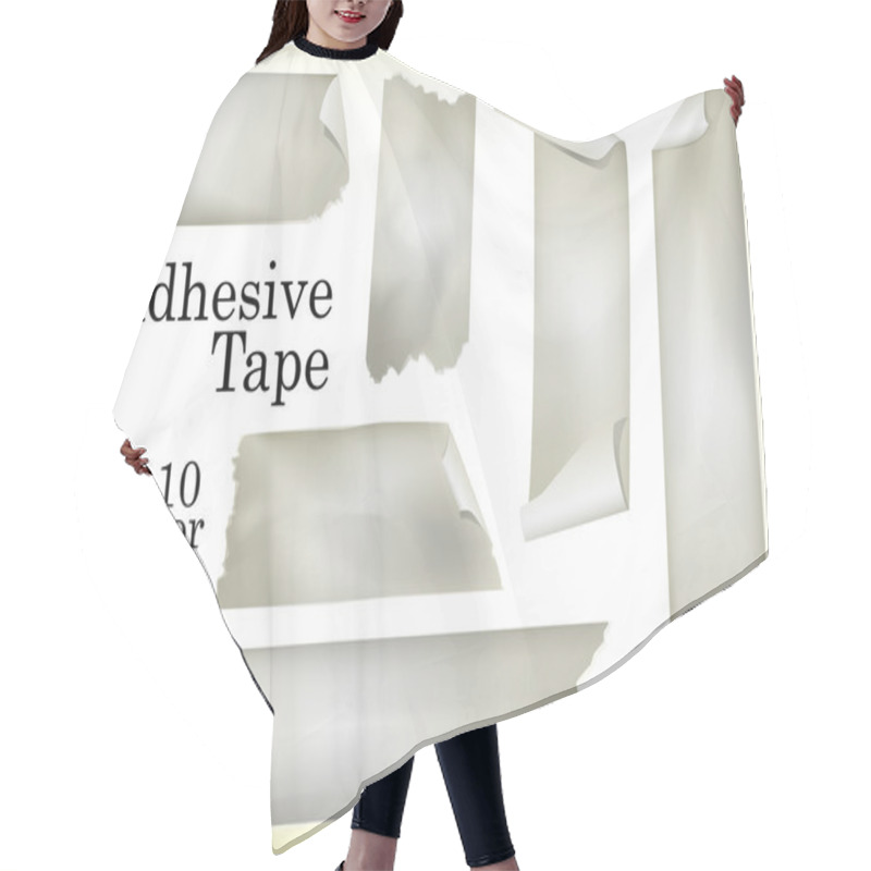 Personality  Adhesive Tapes Hair Cutting Cape