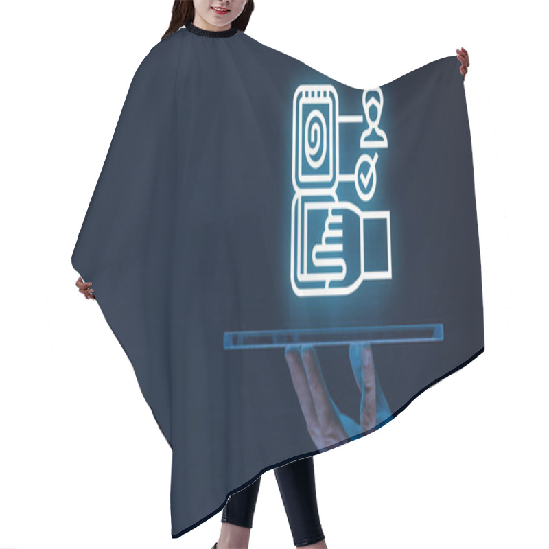 Personality  Enhancing Accuracy And Speed With AI-Driven Biometric Identification Hair Cutting Cape