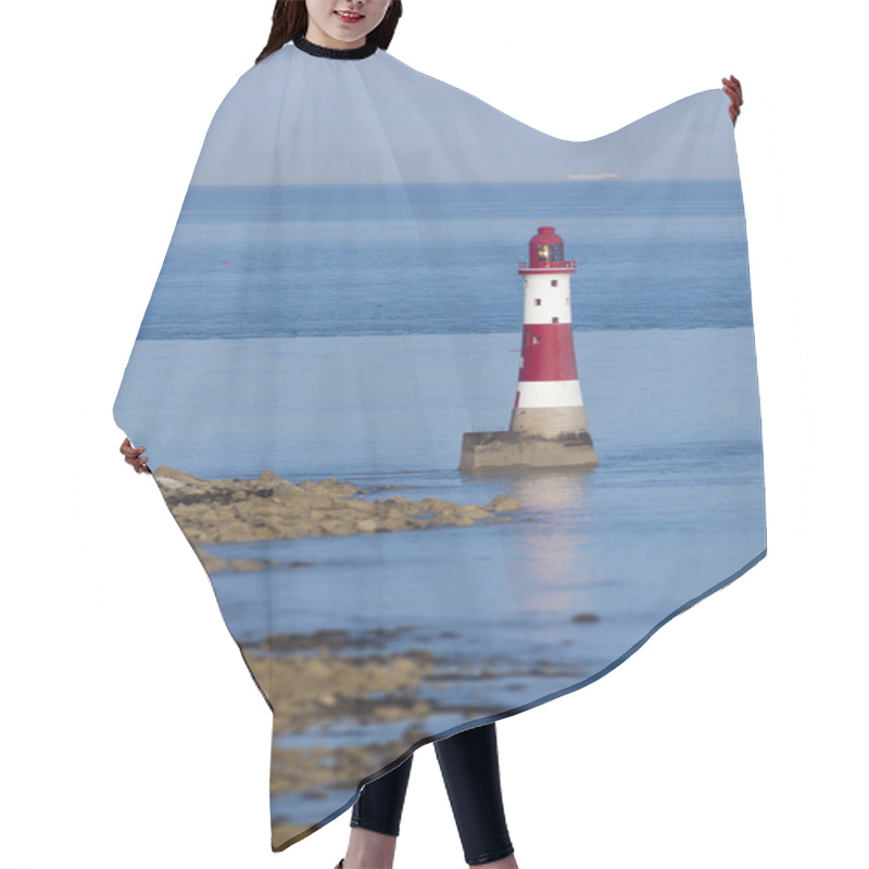 Personality  Beachy Head Lighthouse And Calm Seas Hair Cutting Cape