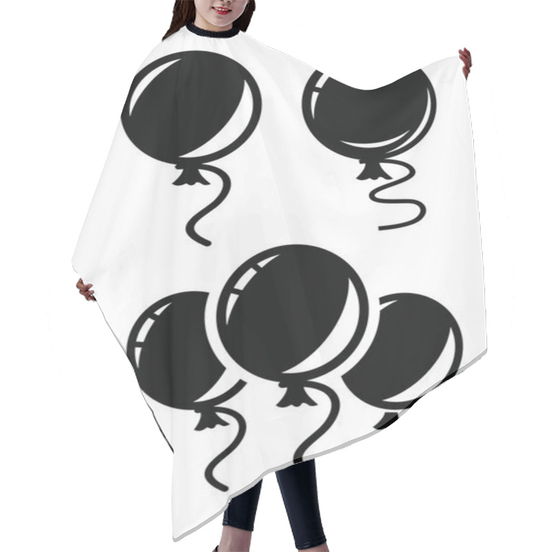 Personality  Balloon Icon Hair Cutting Cape