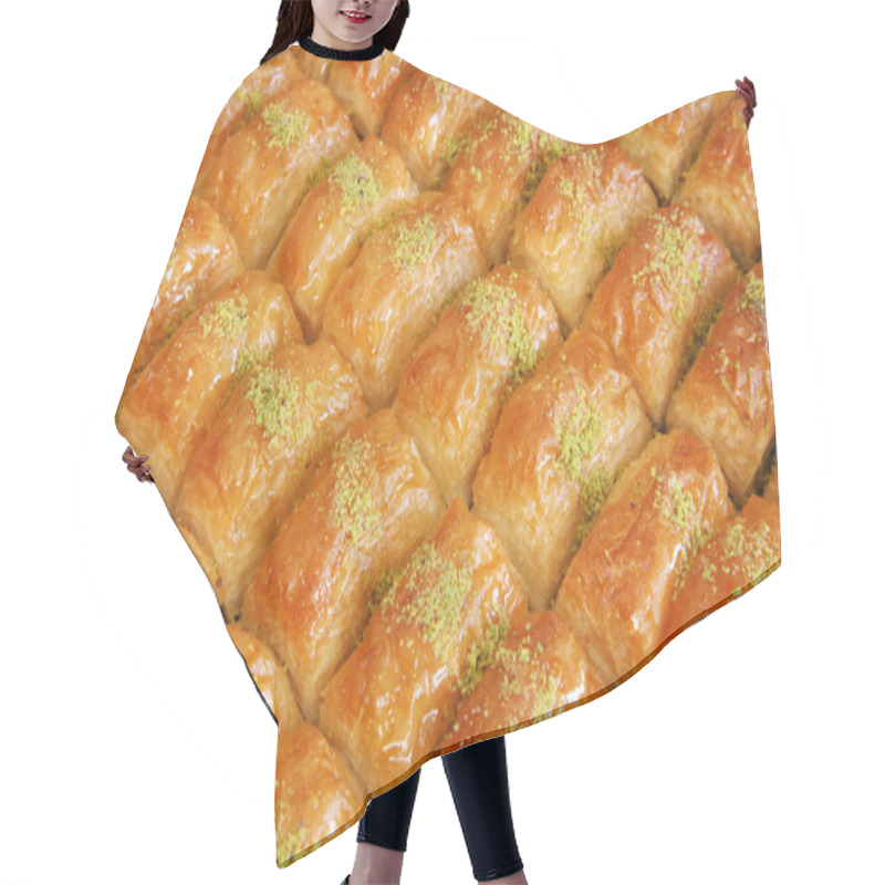 Personality  Turkish Dessert Baklava Hair Cutting Cape