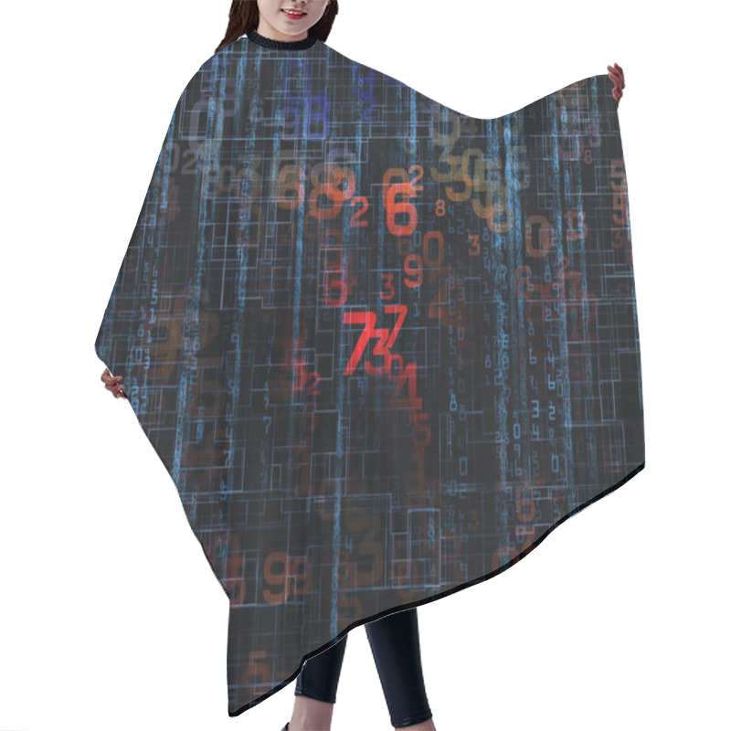 Personality  Number Abstraction Hair Cutting Cape