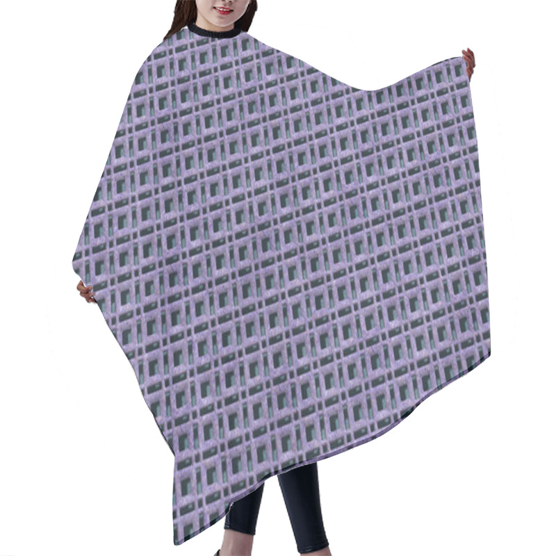 Personality  Mesh Lattice Texture Pattern Background Hair Cutting Cape