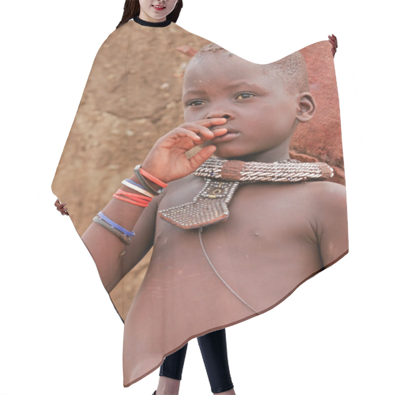 Personality  Himba Boy, Namibia Hair Cutting Cape