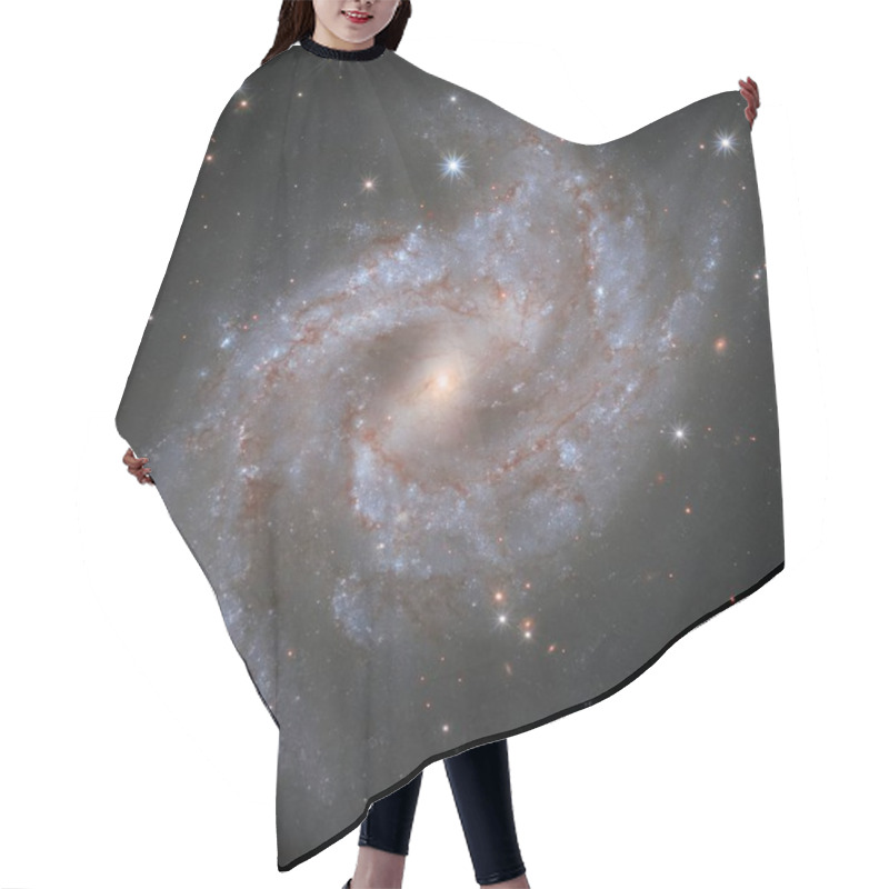 Personality  A Stunning Spiral Galaxy Illuminated By Countless Stars In Deep Space. Hair Cutting Cape