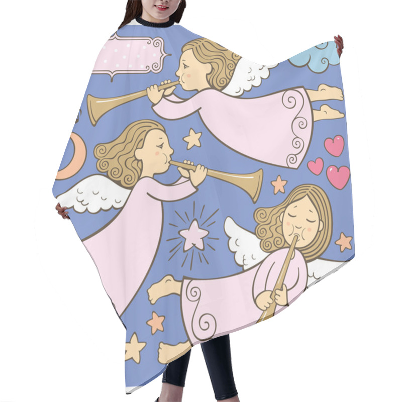 Personality  Set Of The Angels Hair Cutting Cape