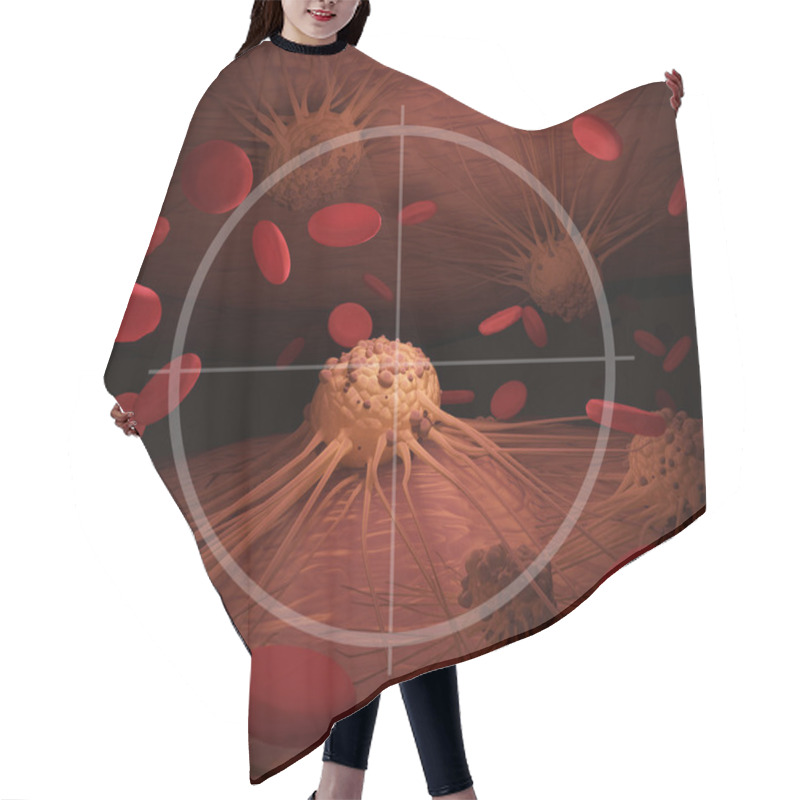 Personality  Targeting Cancer With Treatment Hair Cutting Cape