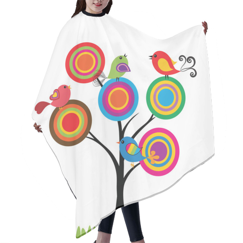 Personality  Birds Hair Cutting Cape