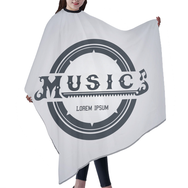 Personality  Guitar Art - Music Theme Hair Cutting Cape