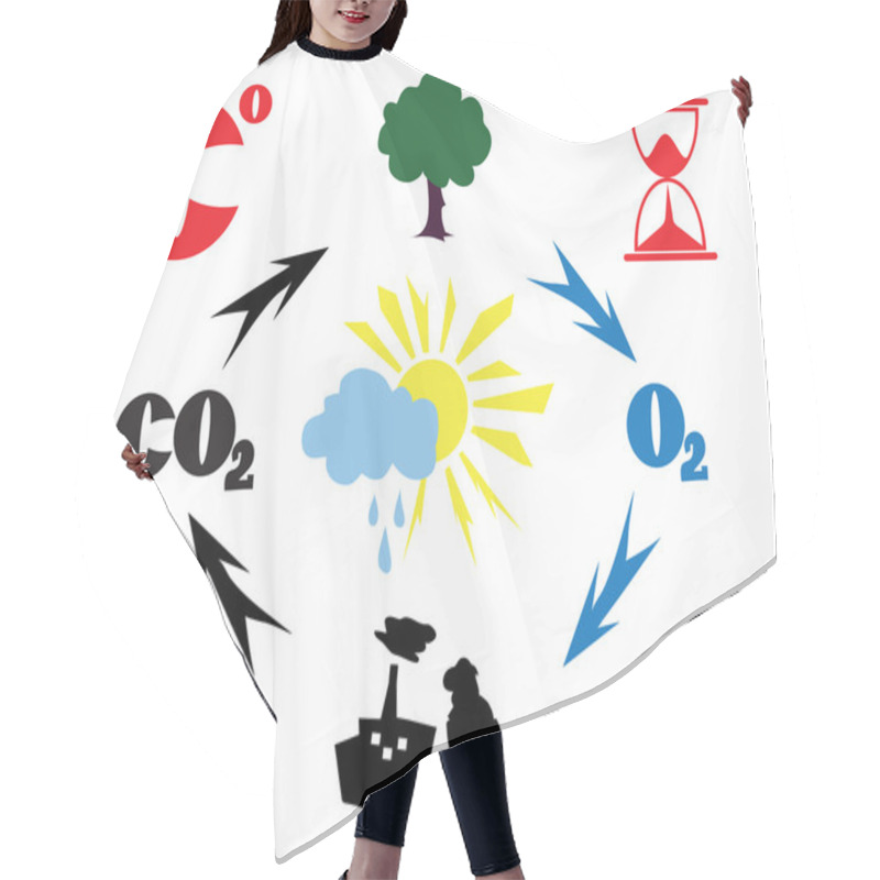 Personality  Co2 Cycle Hair Cutting Cape