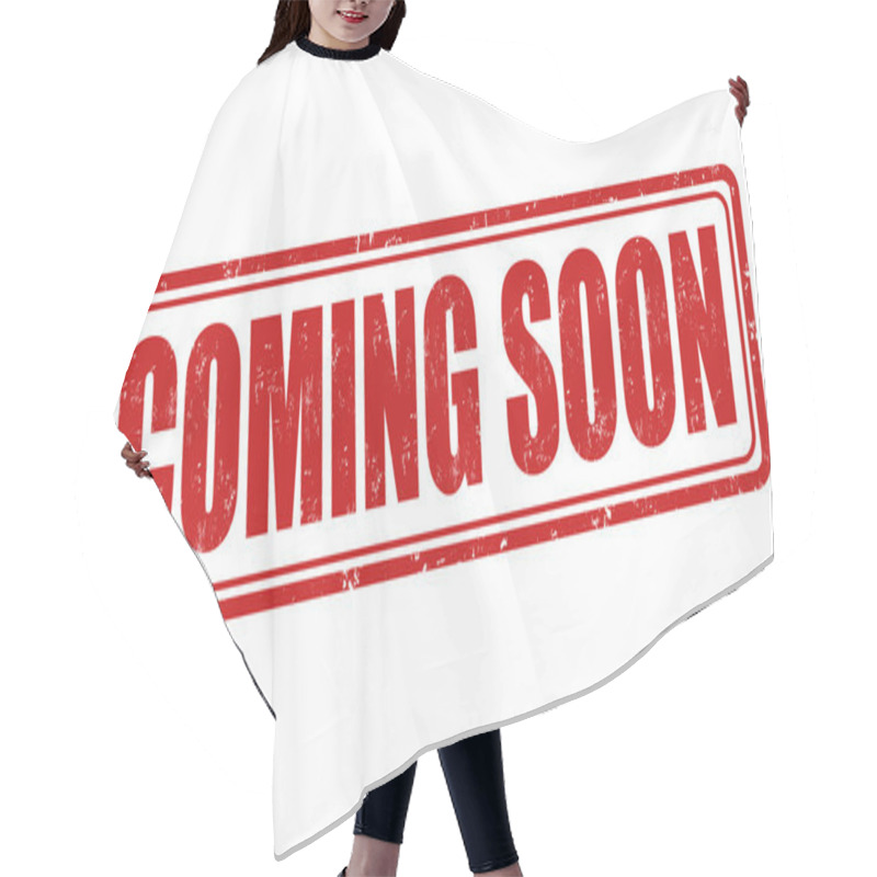 Personality  Coming Soon  Stamp Hair Cutting Cape