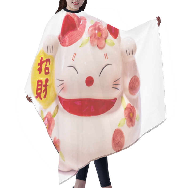 Personality  Maneki - Neko. Hair Cutting Cape