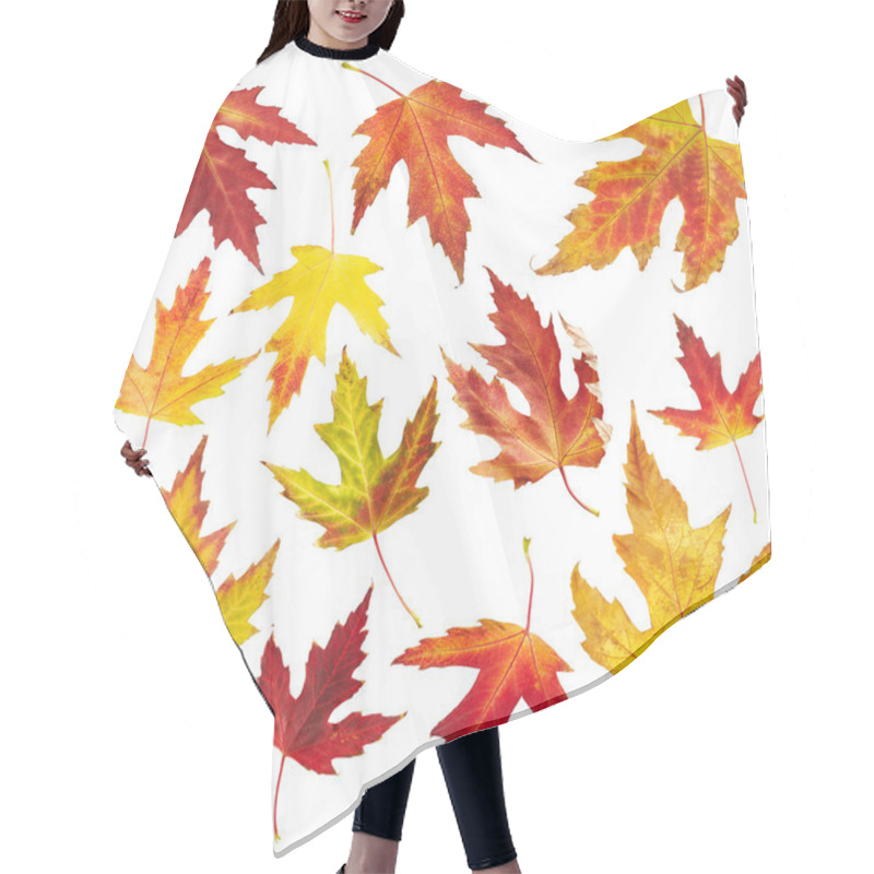 Personality  Maple Autumn Leaves Hair Cutting Cape