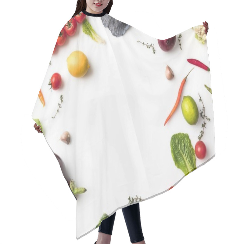 Personality  Vegetables Hair Cutting Cape