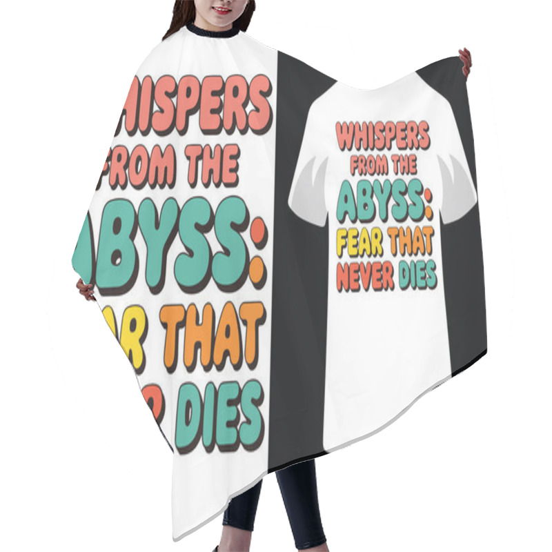 Personality  WHISPERS FROM THE ABYSS FEAR THAT NEVER DIES Hair Cutting Cape