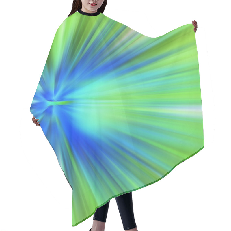 Personality  Abstract Green Background Hair Cutting Cape