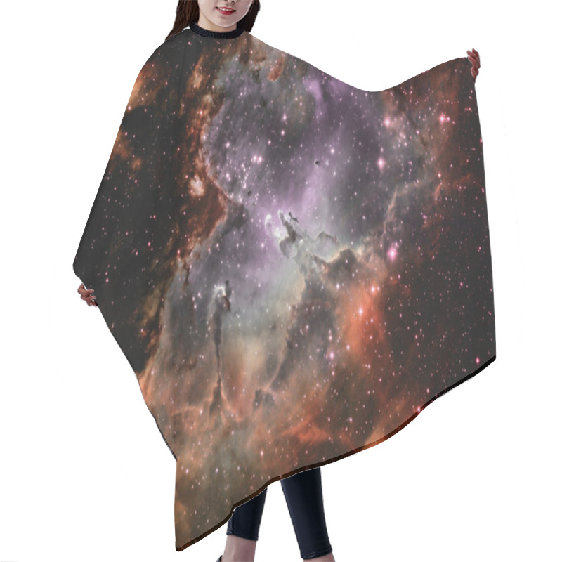 Personality  Far Away Galaxy Hair Cutting Cape