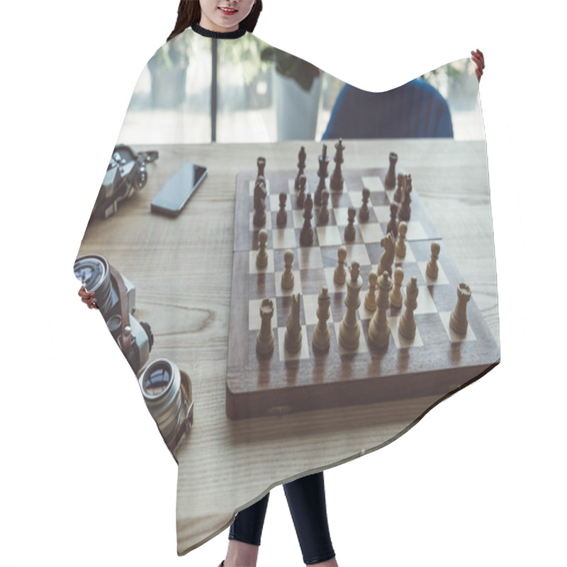 Personality  Creative Workplace Concept Hair Cutting Cape