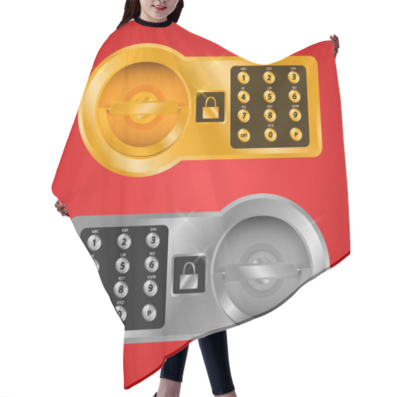 Personality  Bank The Safe A Cell For Storage Of Values Hair Cutting Cape