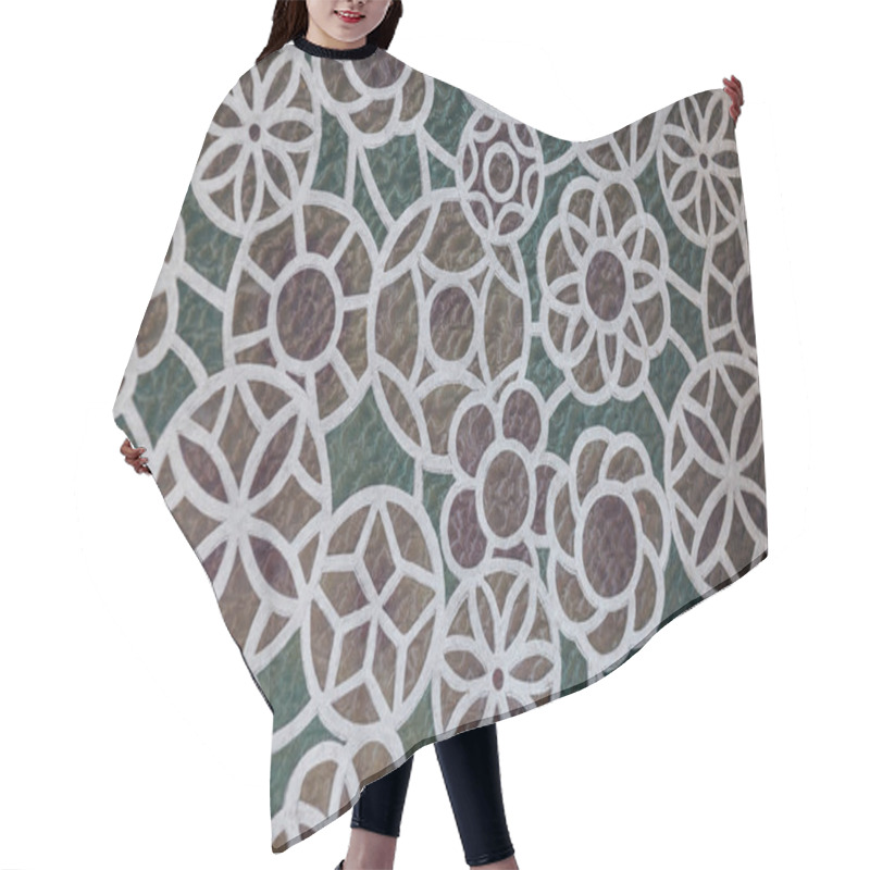 Personality  Full Frame Background Of Beautiful Decorative Floor Hair Cutting Cape