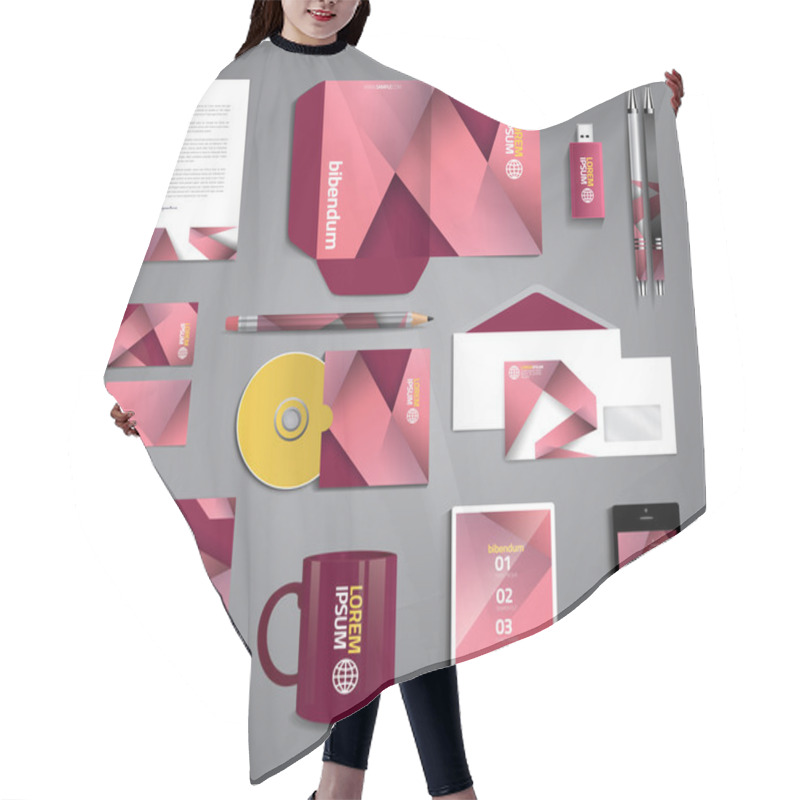 Personality  Identity Design For Your Company Hair Cutting Cape