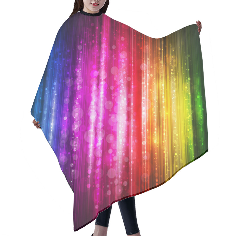 Personality  Glowing Background Hair Cutting Cape