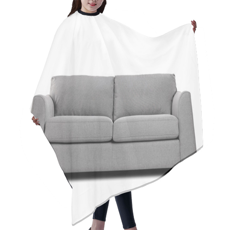 Personality  Grey Modern Sofa Hair Cutting Cape