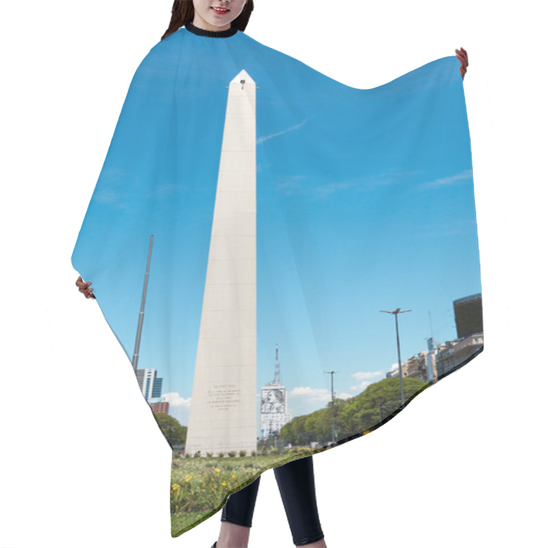 Personality  Obelisco (Obelisk), Buenos Aires Argentina Hair Cutting Cape