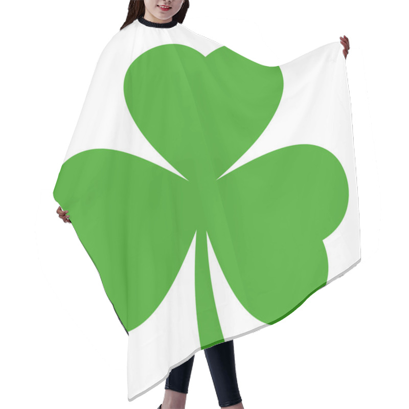 Personality  Shamrock Leaf Vector Icon Hair Cutting Cape