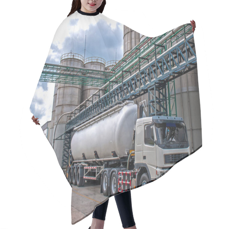 Personality  Truck, Tanker Danger Petrochemical Delivery Hair Cutting Cape