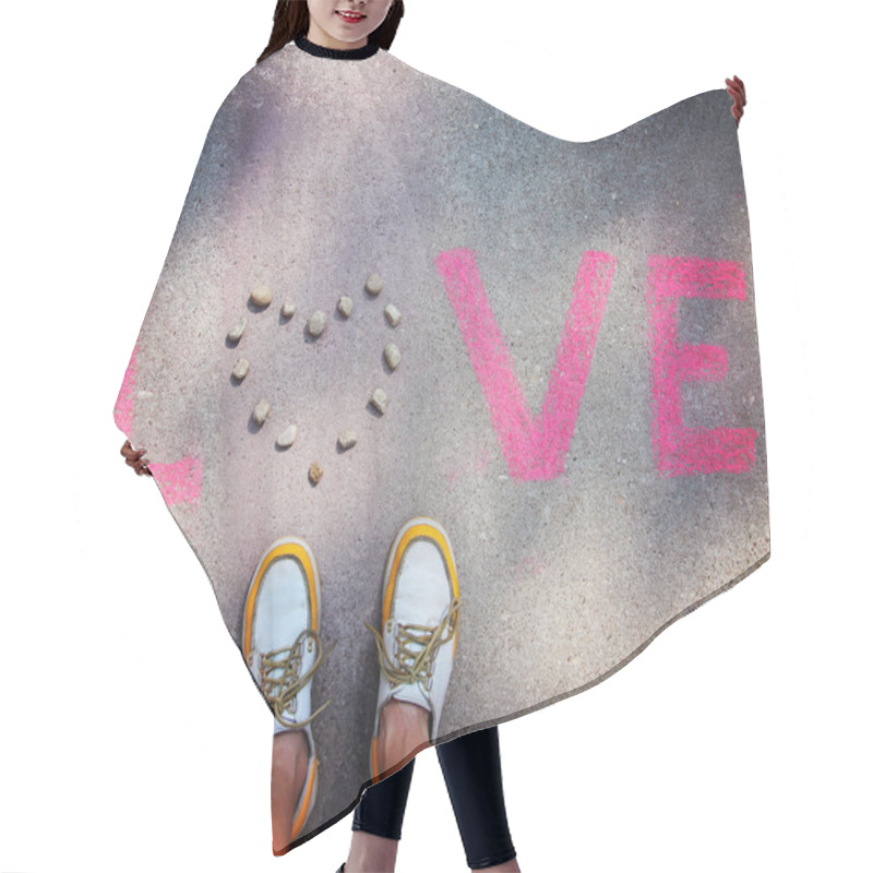 Personality  Word Love Hair Cutting Cape