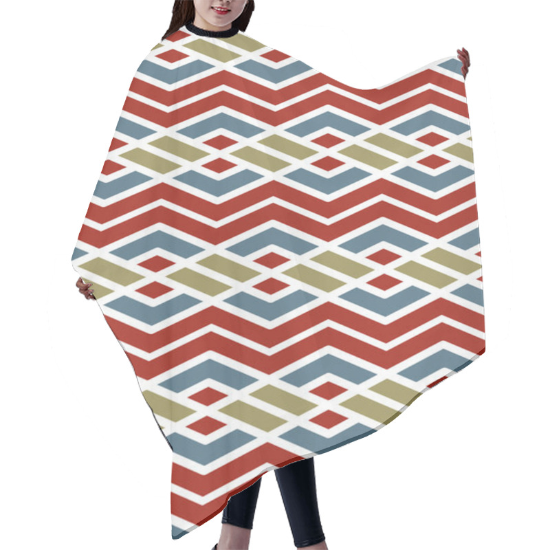 Personality  Bright Abstract Seamless Pattern With Interweave Lines. Vector P Hair Cutting Cape