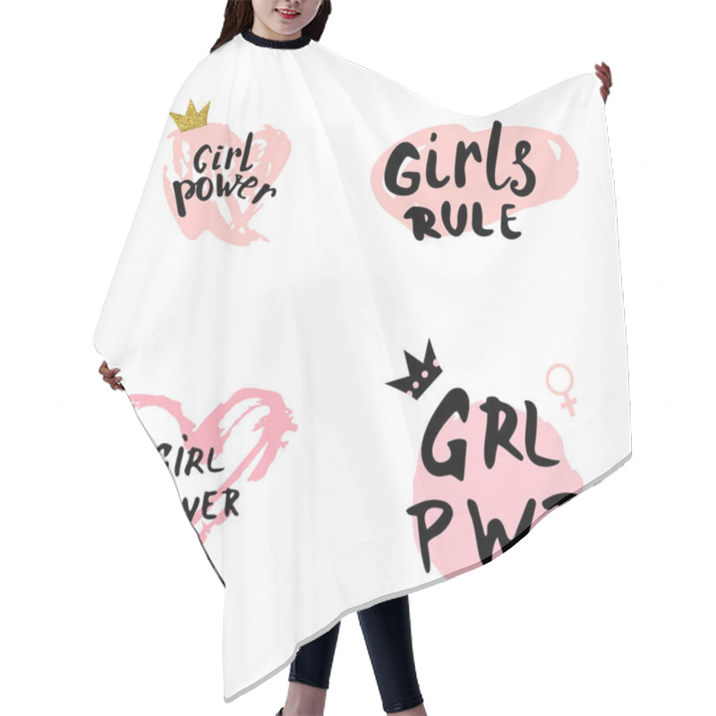 Personality  Girl Power Set. Hair Cutting Cape