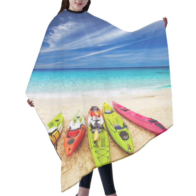 Personality  Tropical Beach Hair Cutting Cape