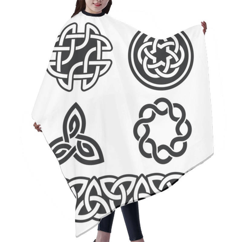 Personality  Celtic Irish Patterns And Knots - Vector, St Patrick's Day Hair Cutting Cape