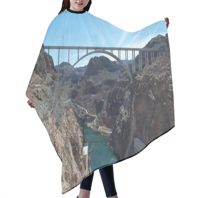 Personality  Hoover Dam Bypass Bridge Hair Cutting Cape