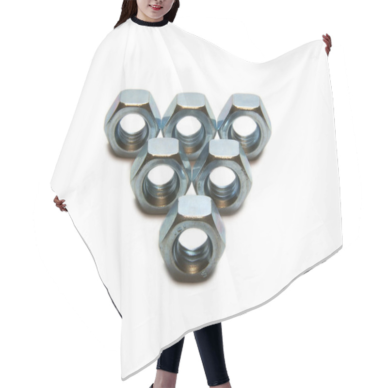 Personality  Six Screw-nuts Hair Cutting Cape