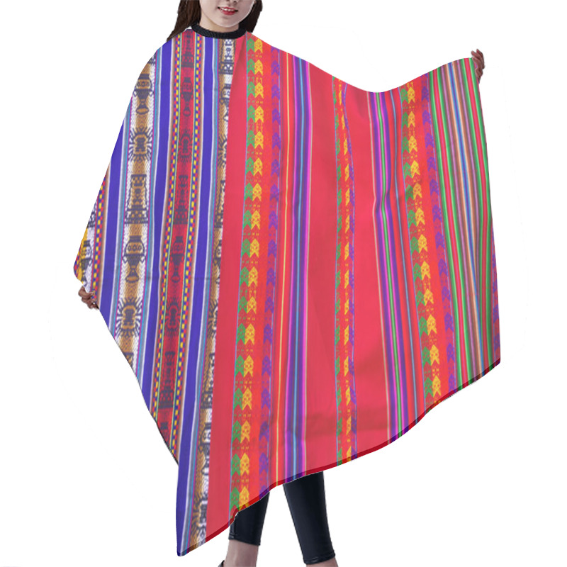 Personality  Peruvian Fabrics Hair Cutting Cape