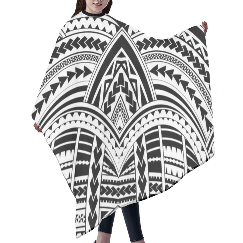 Personality  Samoa Style Ornament. Hair Cutting Cape