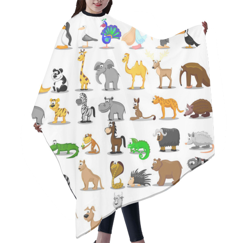 Personality  Extra Large Set Of Animals Hair Cutting Cape