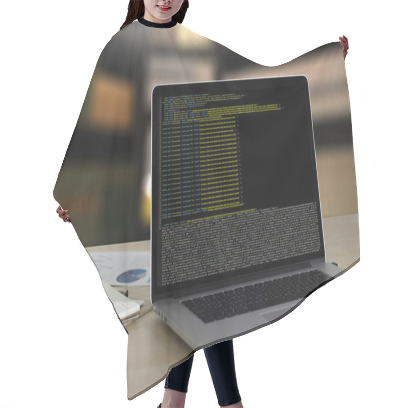 Personality  Code Focus On Programming Code Coding  Php Html Coding Cyberspac Hair Cutting Cape