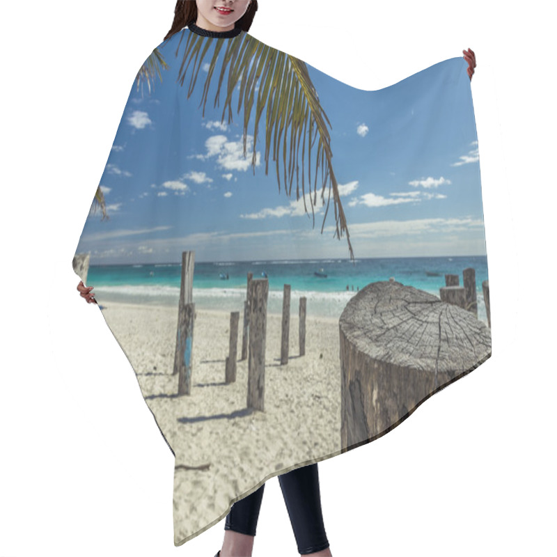 Personality  Pillars Paraiso Beach Hair Cutting Cape