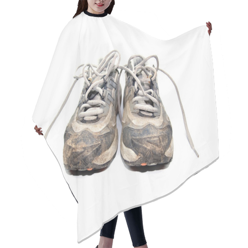 Personality  Joggingshoes Hair Cutting Cape